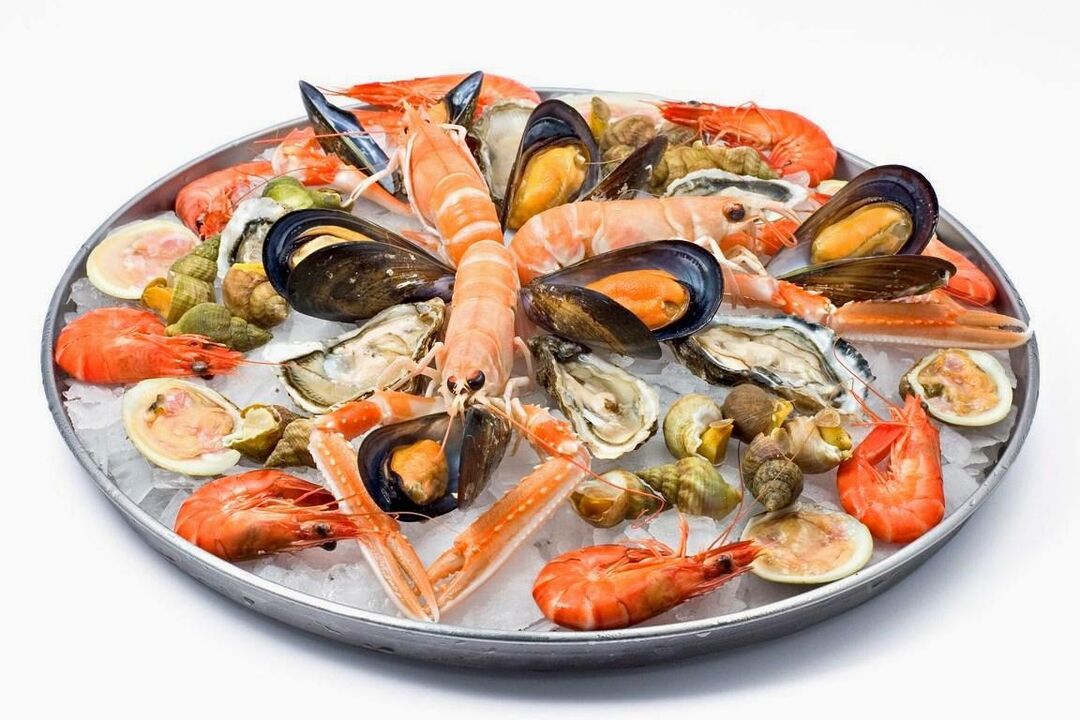 Mariscos para potenciar