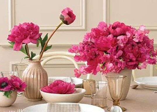 Flores na configuración da táboa