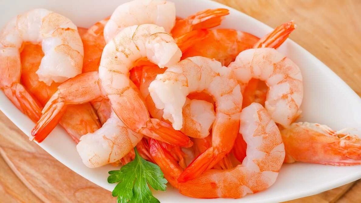 Camarón para estimular a potencia